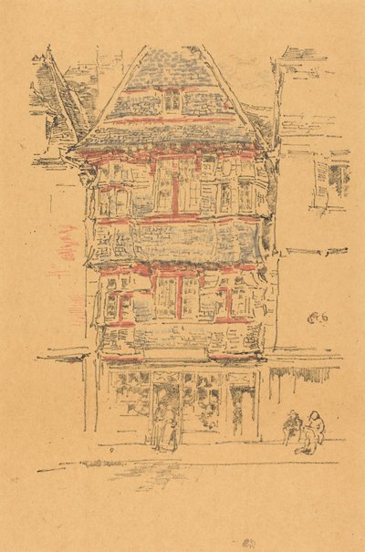 Röda huset, Paimpol av James McNeill Whistler