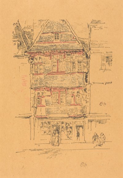 Rött hus, Paimpol av James McNeill Whistler