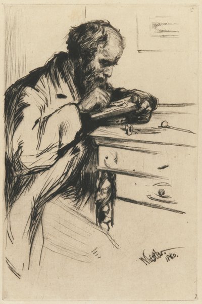 Riault (Trägravören) av James Abbott McNeill Whistler