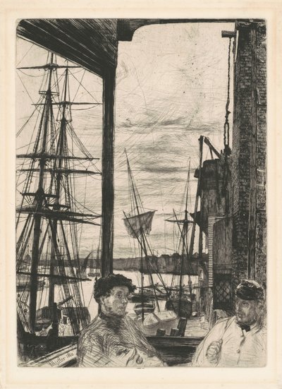 Rotherhithe av James Abbott McNeill Whistler