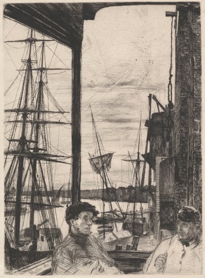 Rotherhithe K. 66 III från av James Abbott McNeill Whistler