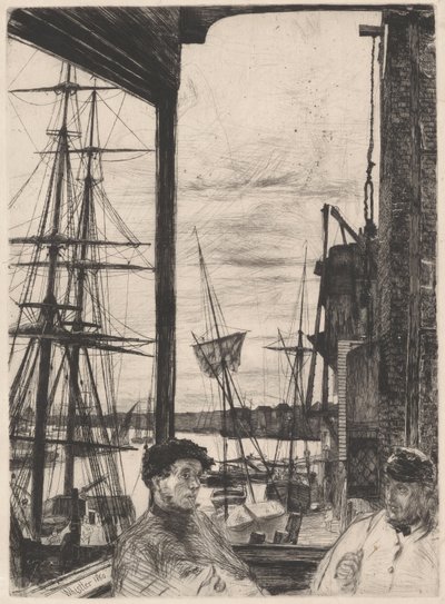 Rotherhithe K. 66 III ur "The Thames Set" av James McNeill Whistler