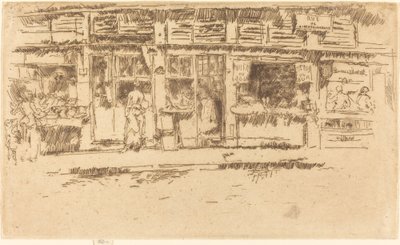 Rue de la Rochefoucauld av James Abbott McNeill Whistler