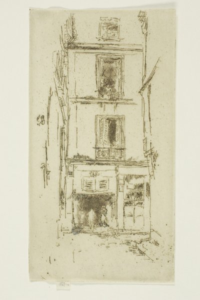 Rue des Bons Enfants, Tours av James Abbott McNeill Whistler