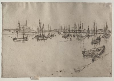 San Giorgio, Venedig av James McNeill Whistler