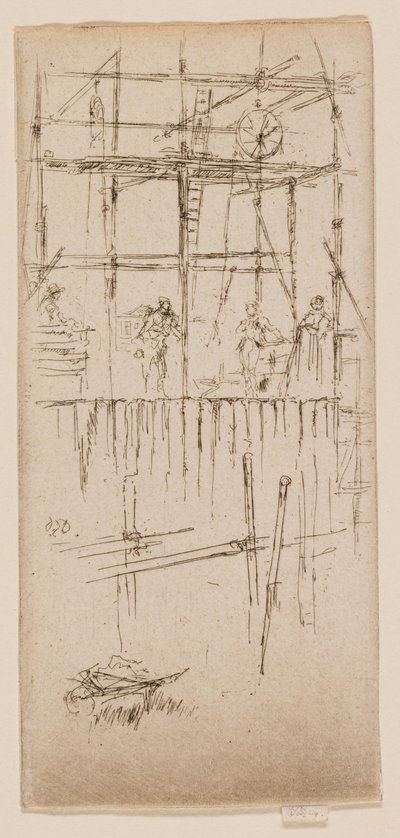 Savoy Ställningar av James Abbott McNeill Whistler