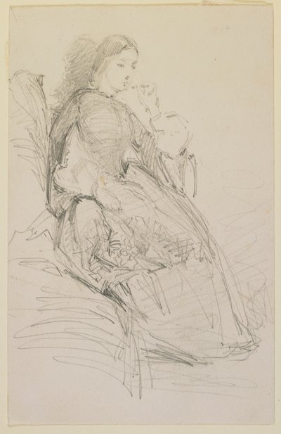 Sittande kvinna, röker av James Abbott McNeill Whistler