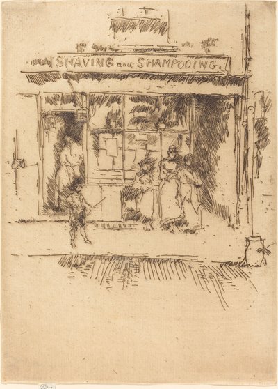 Rakning och schamponering av James Abbott McNeill Whistler
