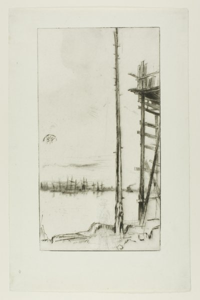 Skeppsbyggarens varv, Liverpool av James McNeill Whistler