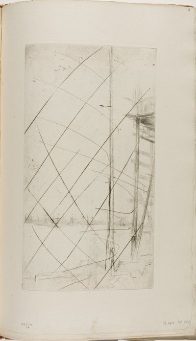 Skeppsbyggarens varv, Liverpool av James McNeill Whistler
