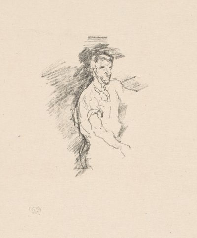 Skiss av en smed av James Abbott McNeill Whistler