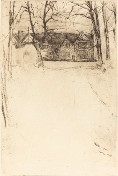 Speke Hall, nr 1 av James Abbott McNeill Whistler