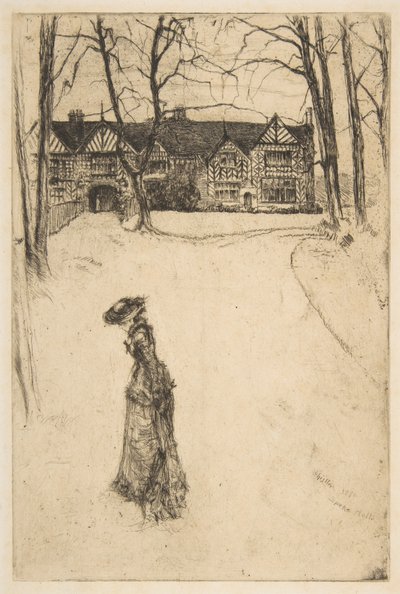 Speke Hall, nr 1 av James McNeill Whistler