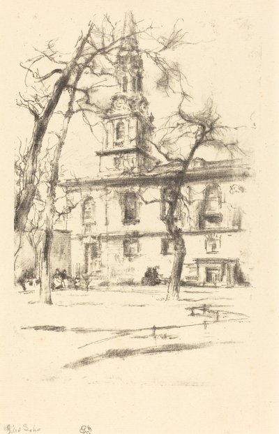 St. Giles-in-the-Fields av James Abbott McNeill Whistler
