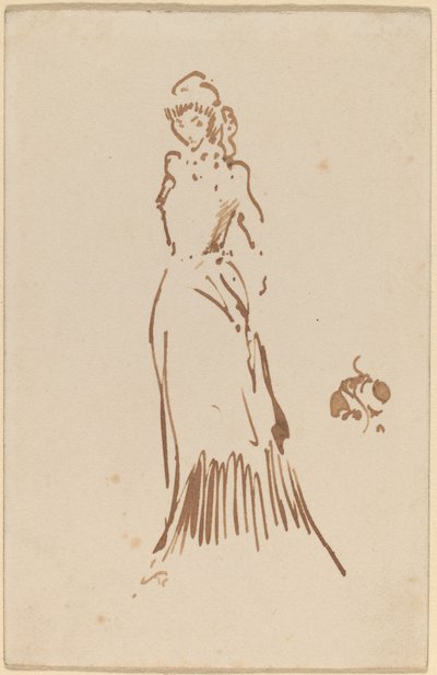 Stående kvinnlig figur av James Abbott McNeill Whistler