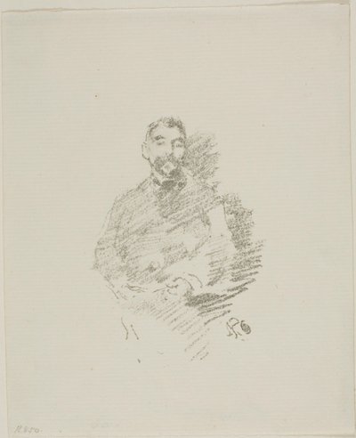 Stephane Mallarme av James McNeill Whistler
