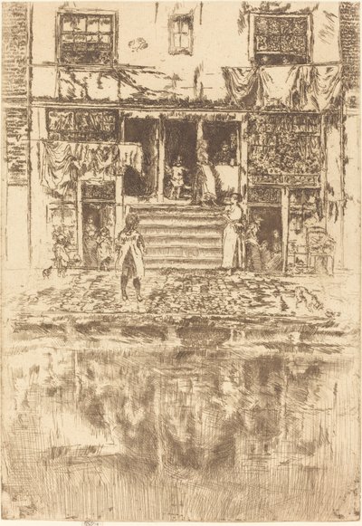 Steg, Amsterdam av James Abbott McNeill Whistler