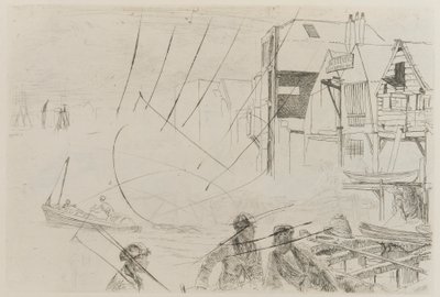 Stevens båtliv av James Abbott McNeill Whistler