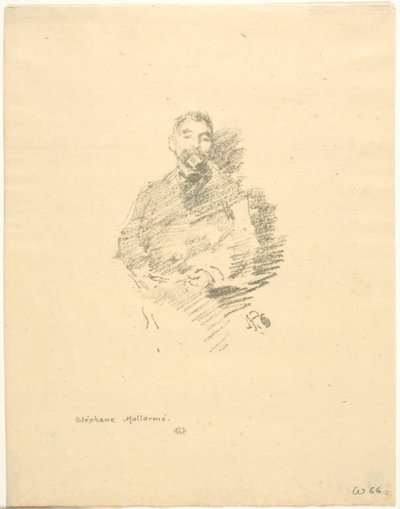 Stephane Mallarme av James Abbott McNeill Whistler