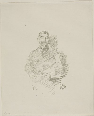 Stephane Mallarme av James Abbott McNeill Whistler