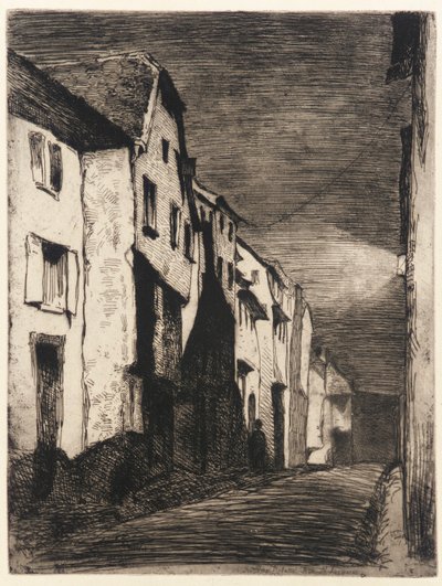 Gatan vid Saverne av James Abbott McNeill Whistler