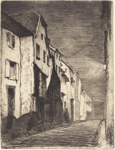 Gatan vid Saverne av James Abbott McNeill Whistler