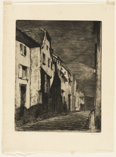 Gatan vid Saverne av James Abbott McNeill Whistler