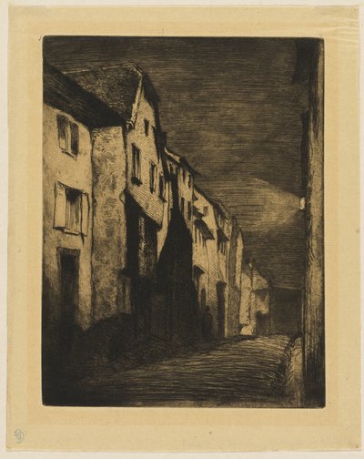 Gatan vid Saverne av James Abbott McNeill Whistler