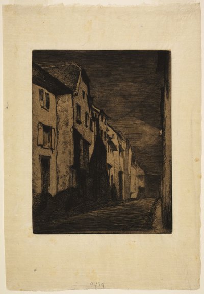 Gata i Saverne av James McNeill Whistler