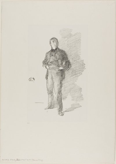 Studie nr 1: Mr. Thomas Way av James Abbott McNeill Whistler
