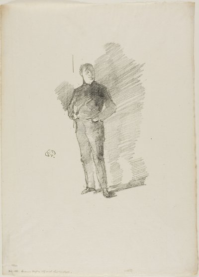 Studie nr 2: Mr. Thomas Way av James Abbott McNeill Whistler