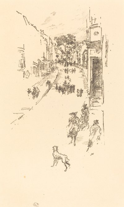 Söndag, Lyme Regis av James Abbott McNeill Whistler