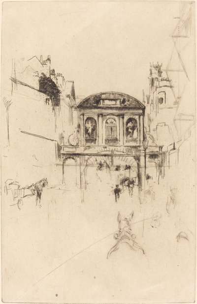 Temple Bar av James Abbott McNeill Whistler