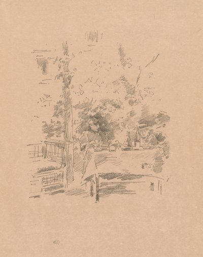 En-mot-en i trädgården av James McNeill Whistler
