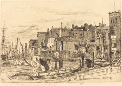 Thames polis av James Abbott McNeill Whistler