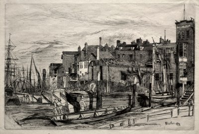 Polisen i Thames av James McNeill Whistler