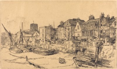 "Adam och Eva", Gamla Chelsea av James Abbott McNeill Whistler