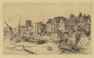 "Adam och Eva", Gamla Chelsea av James Abbott McNeill Whistler