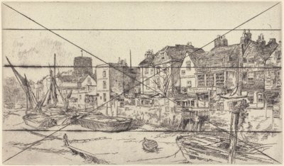 "Adam och Eva", Gamla Chelsea av James Abbott McNeill Whistler