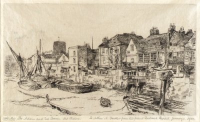 The Adam and Eve Tavern, Old Chelsea av James McNeill Whistler