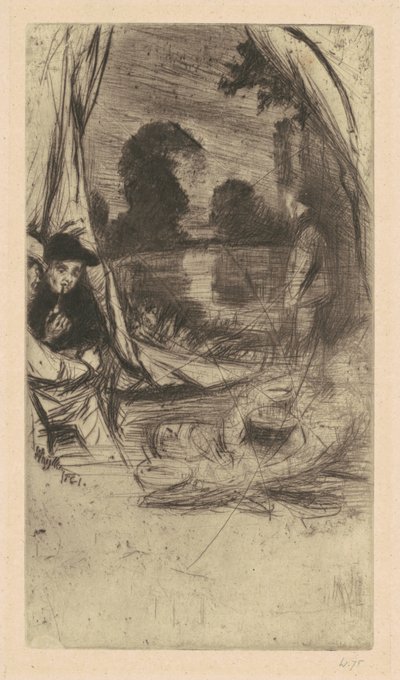 Lägret av James Abbott McNeill Whistler