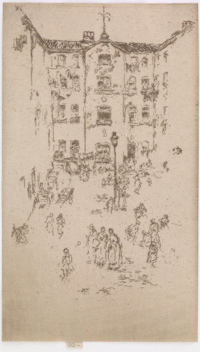 Gården, Bryssel av James Abbott McNeill Whistler