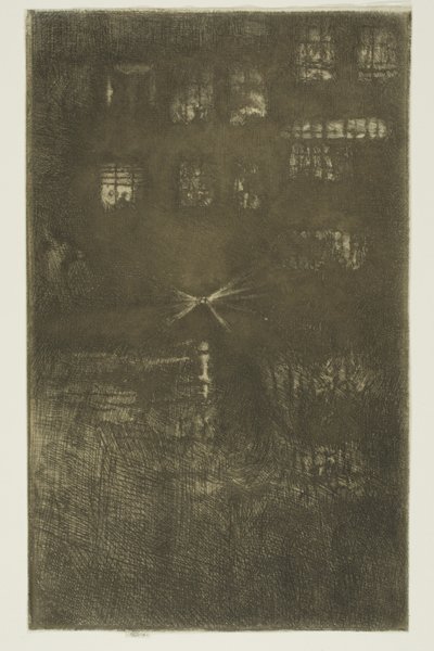 Danshuset: Nocturne av James Abbott McNeill Whistler