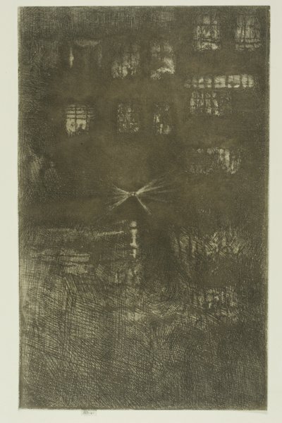 Danshuset: Nocturne av James Abbott McNeill Whistler