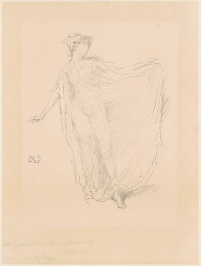 Den dansande flickan av James Abbott McNeill Whistler