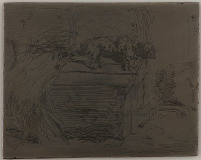 Hunden på kenneln av James Abbott McNeill Whistler