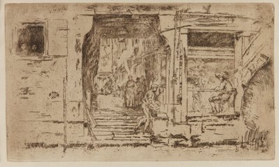 Fiskaffären, Venedig av James Abbott McNeill Whistler