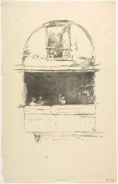 The Forge, Passage du Dragon av James McNeill Whistler