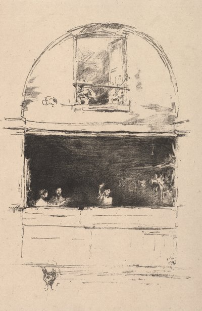 The Forge, Passage du Dragon av James McNeill Whistler