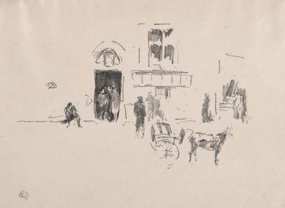 Sceningången till Gaiety Theatre av James McNeill Whistler